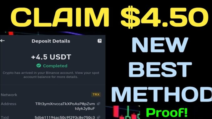 CLAIM $4.50 + Withdrawal Proof : New USDT Mining Site For Beginners| Crypto News Today💰💰💰